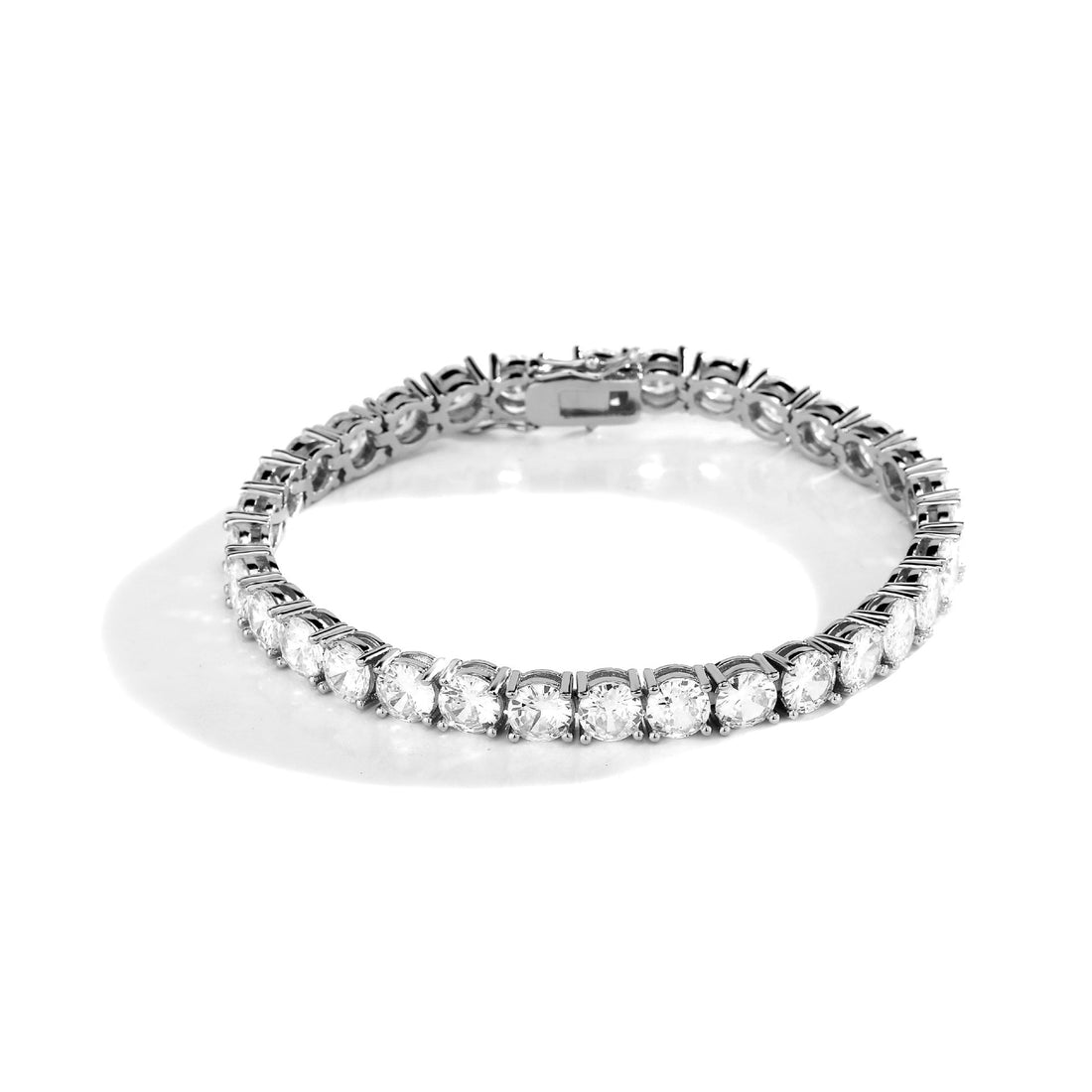 3–6mm Iced CZ Tennis Bracelet