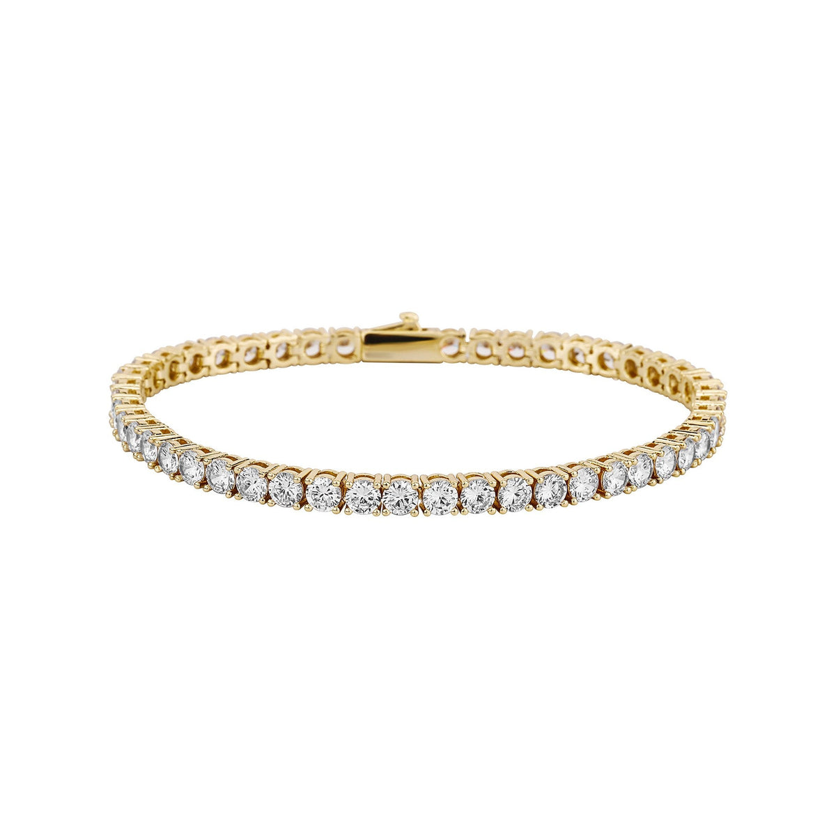 3–6mm Iced CZ Tennis Bracelet