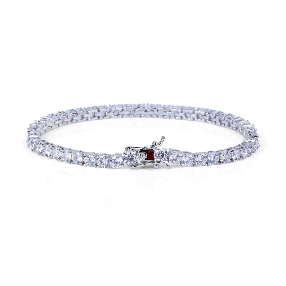 3–6mm Iced CZ Tennis Bracelet