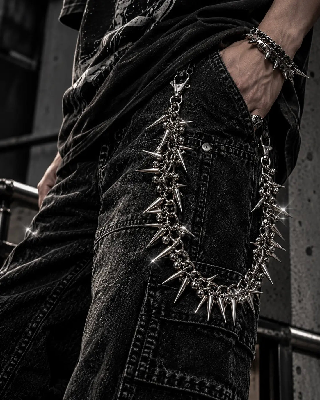 Studded Waist Chain