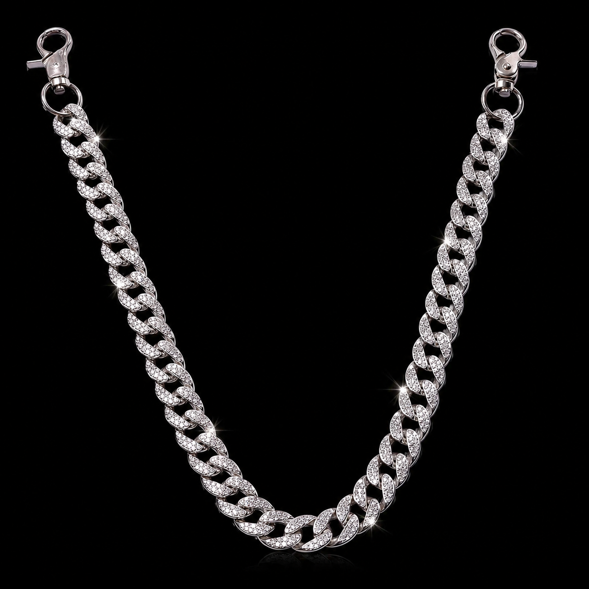 Rhinestone Cuban Pants Chain