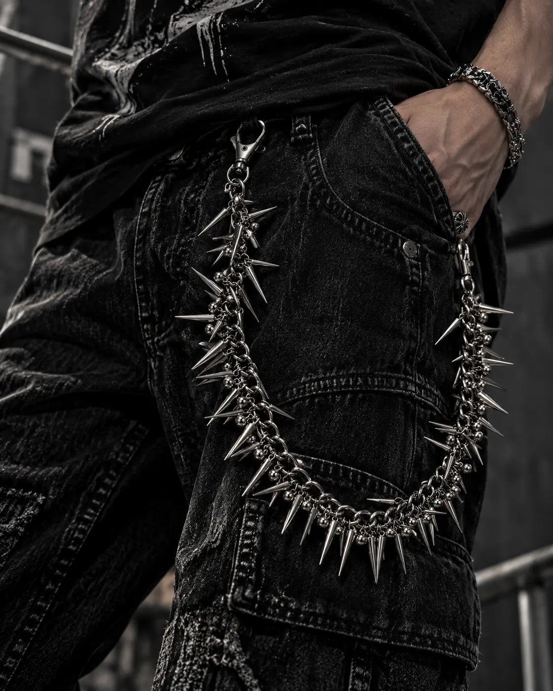Studded Waist Chain