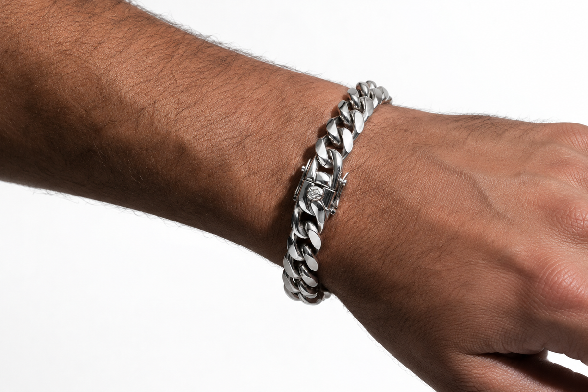 6-18mm Miami Stainless Steel Cuban Link Bracelet