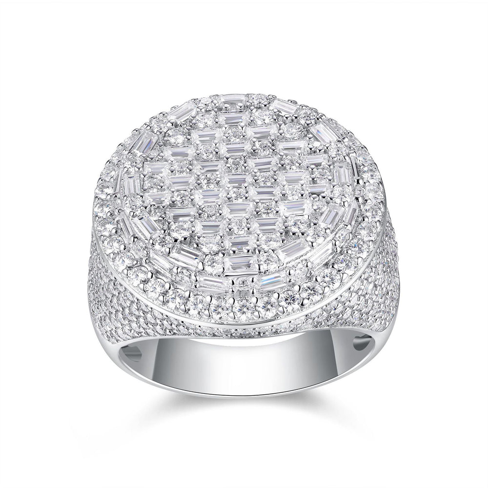 Dome Moissanite Statement Ring - 22.5mm
