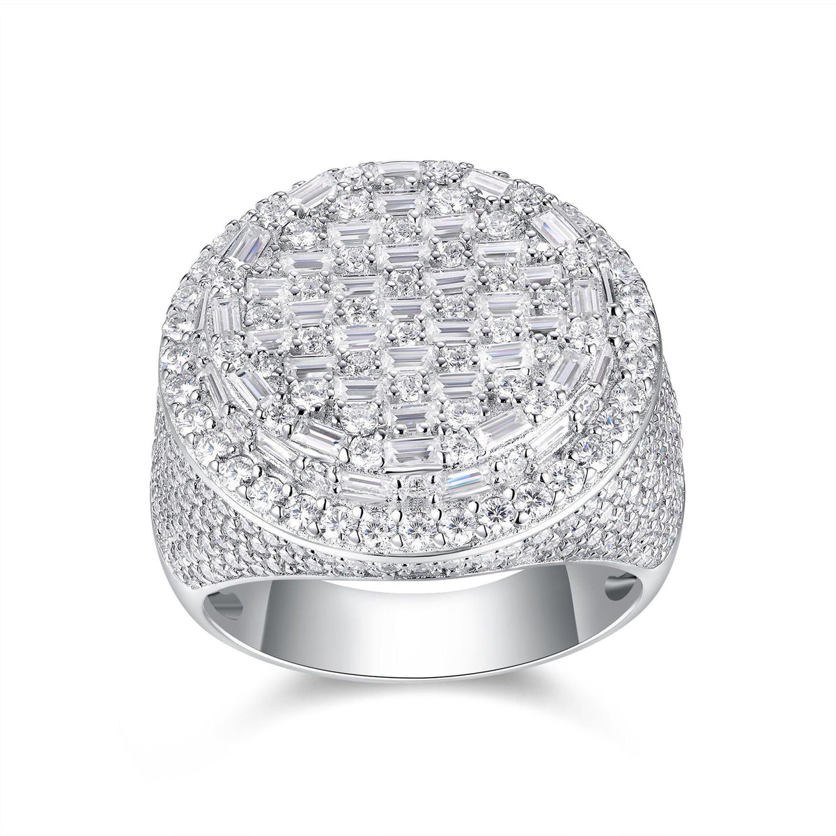 Dome Moissanite Statement Ring - 22.5mm