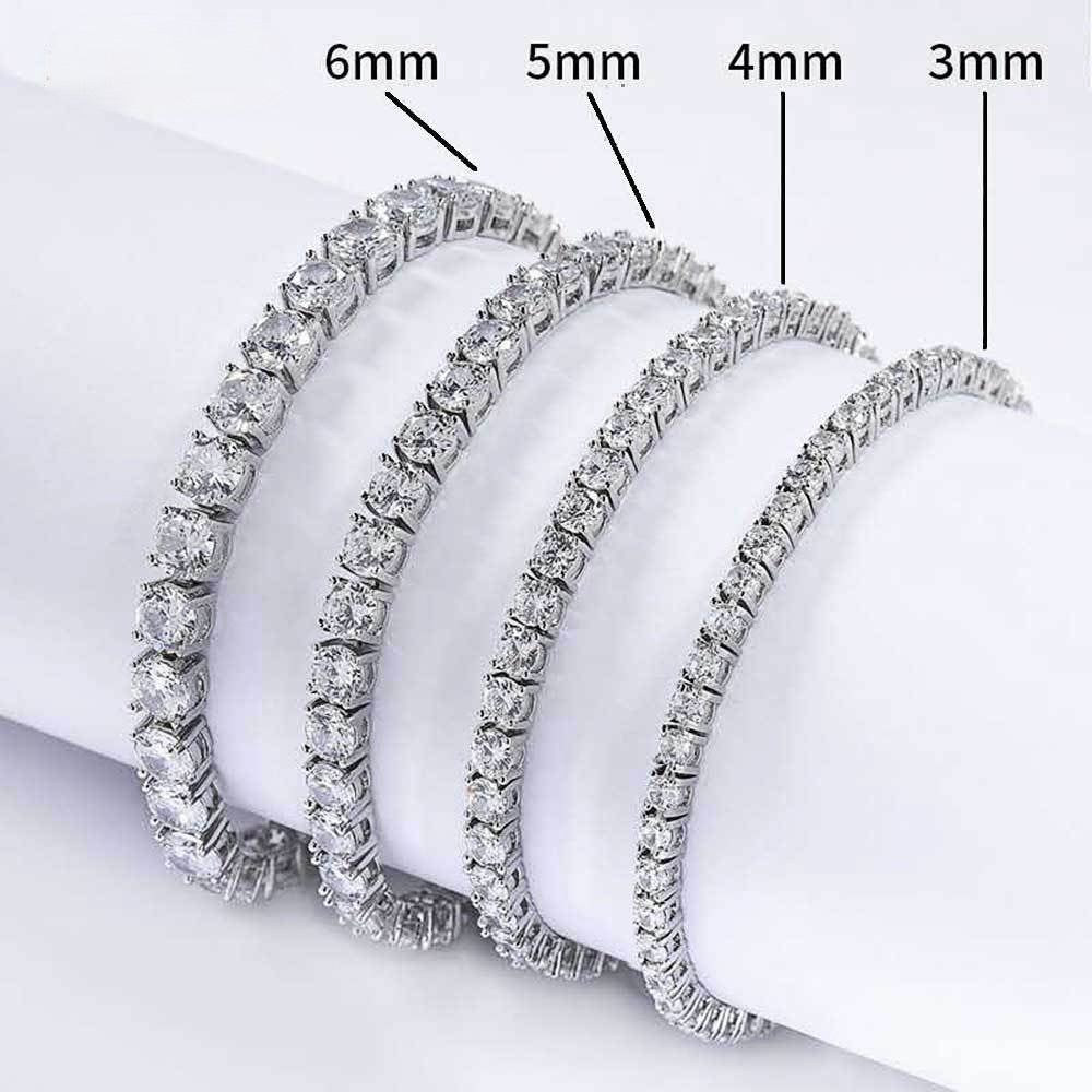 3mm Iced CZ Tennis Bracelet
