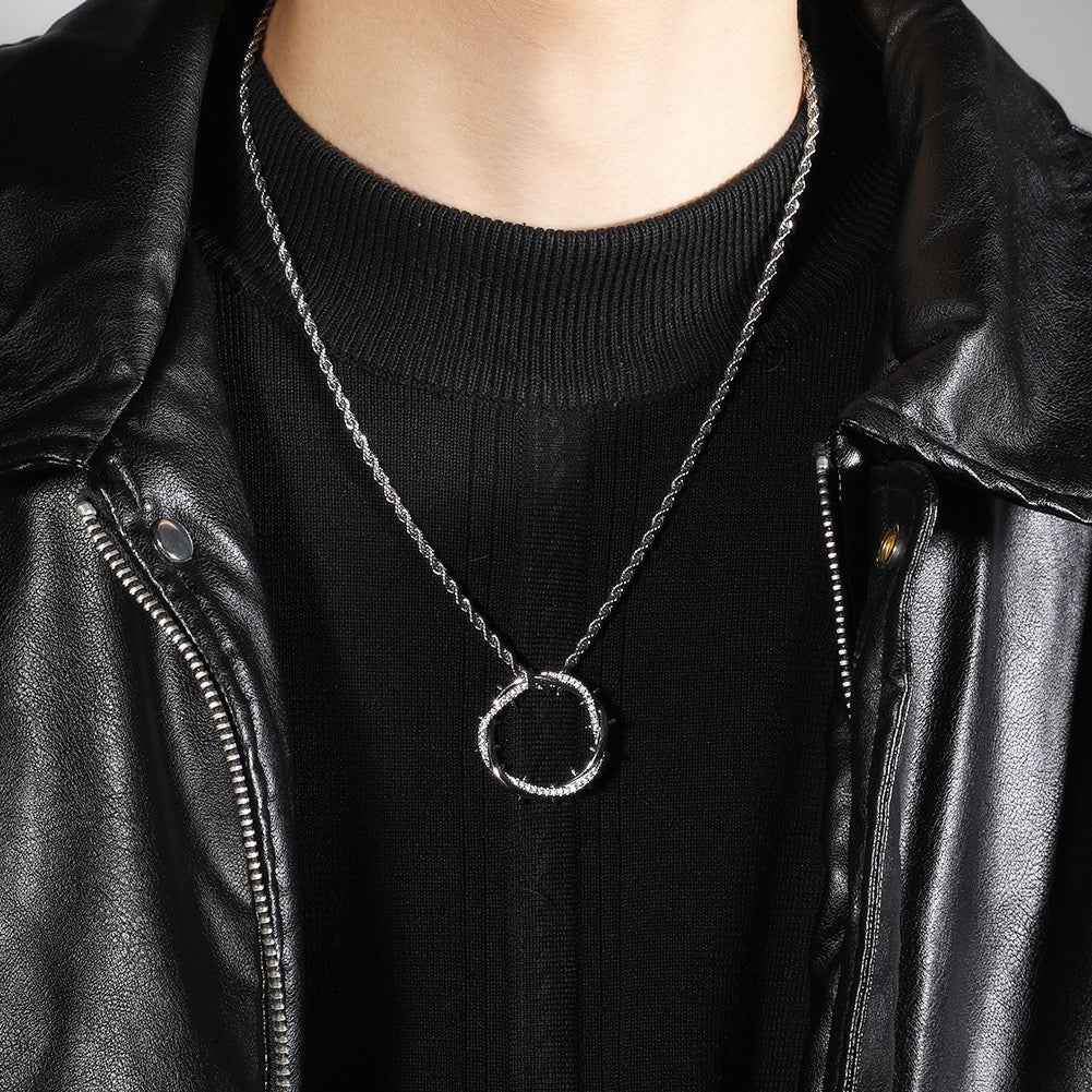 Iced Out Thorn Crown Pendant