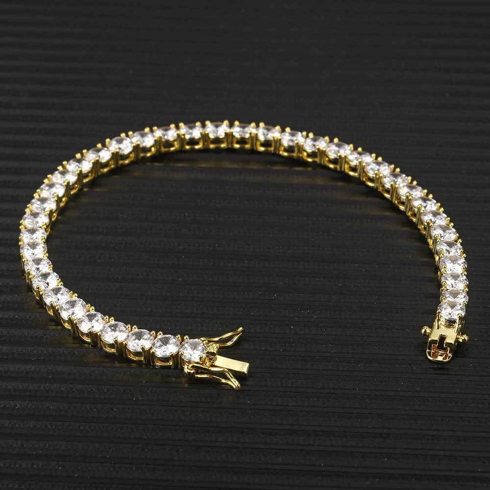4mm Iced CZ Tennis Bracelet