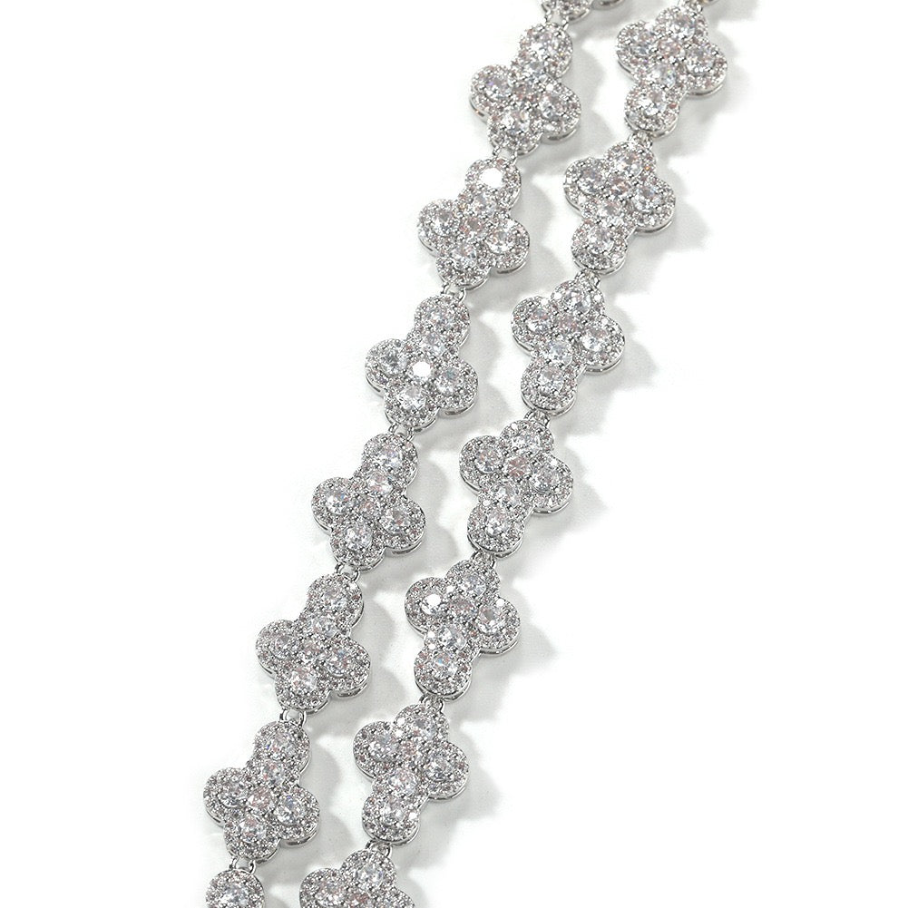 Iced Out Cross Shape Bracelet