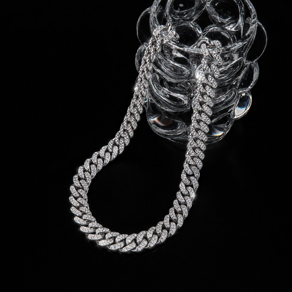 Rhinestone Cuban Pants Chain