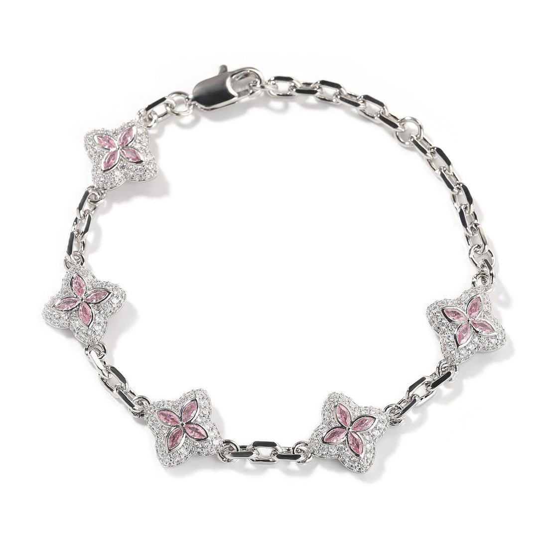 Lucky Four-Leaf Clover Adjustable Bracelet