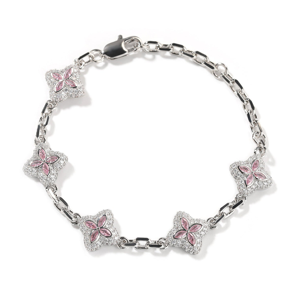 Lucky Four-Leaf Clover Adjustable Bracelet