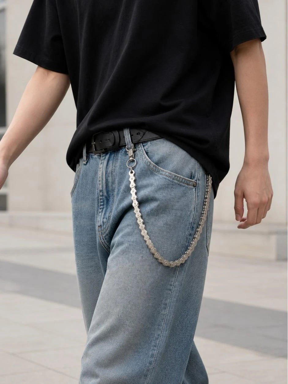 BIke chain Metal Wallet Chain