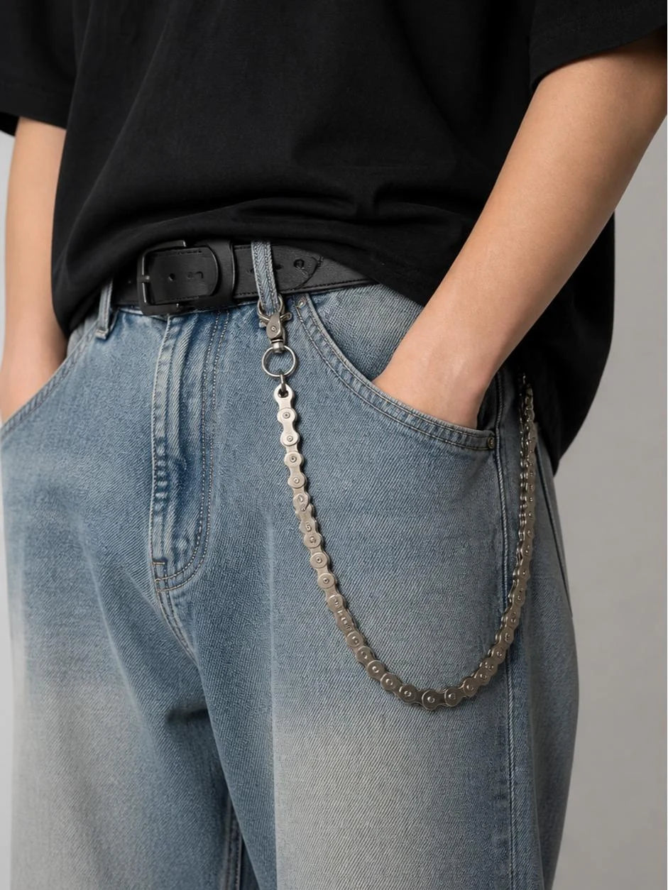 BIke chain Metal Wallet Chain