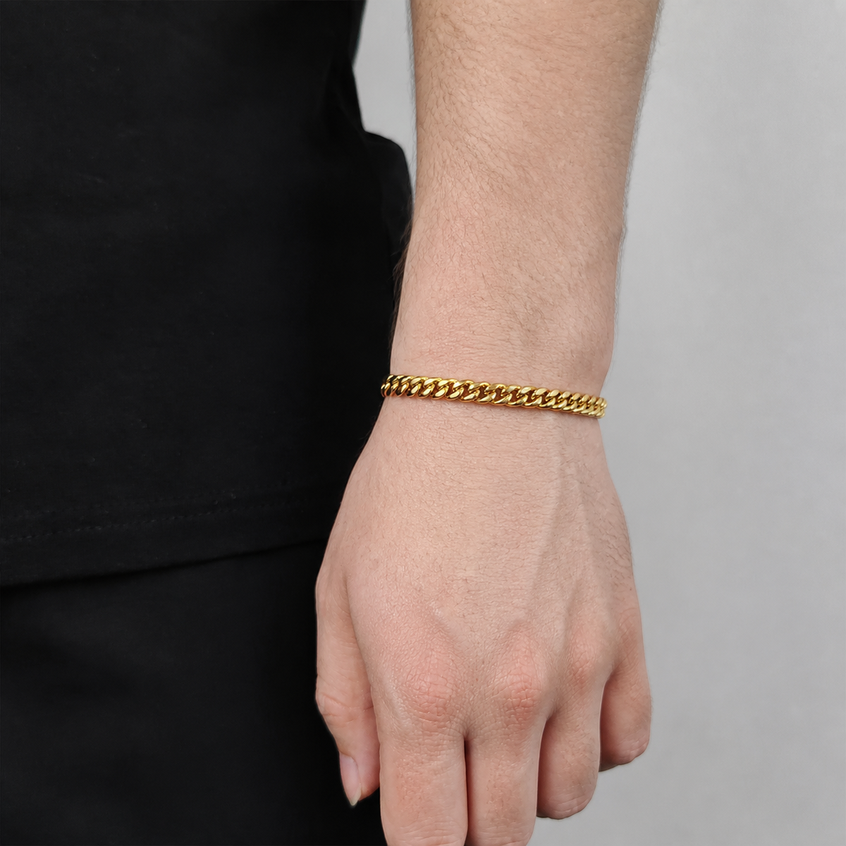 6mm Miami Stainless Steel Cuban Link Bracelet